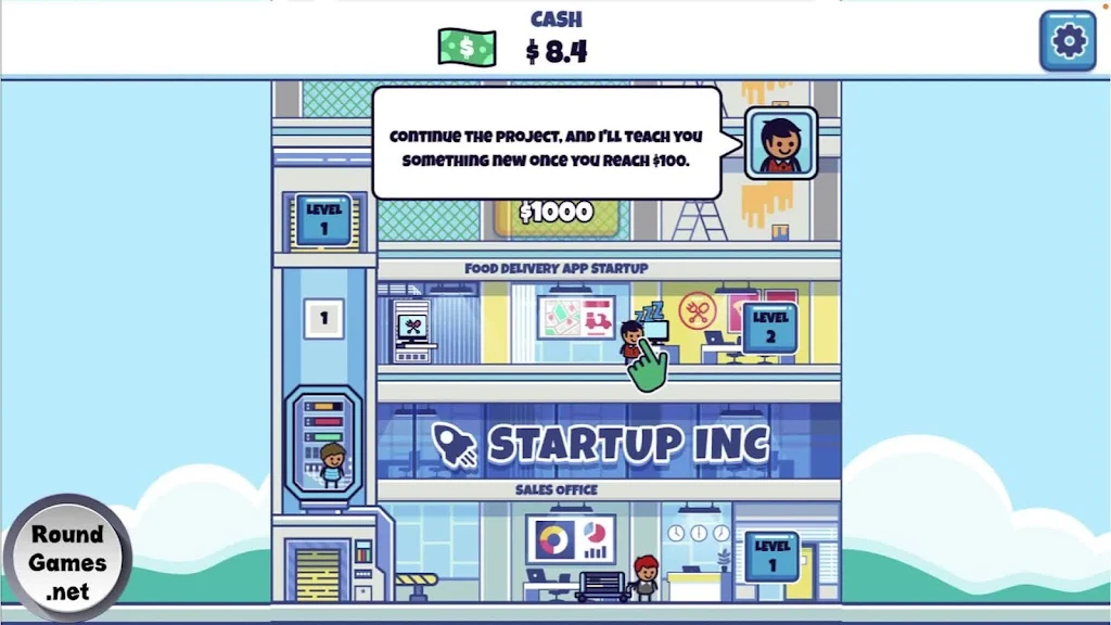 Idle Startup Tycoon স্ক্রিনশট 1