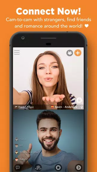 Camsurf: Chat Random & Flirt ảnh chụp màn hình 0