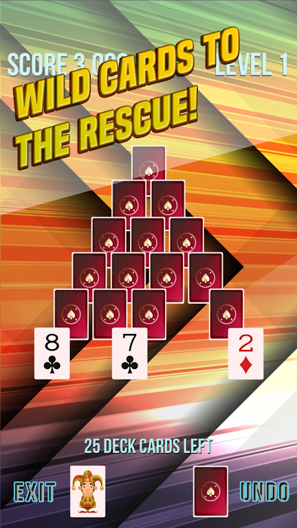 Pyramid Solitaire Supreme屏幕截圖2