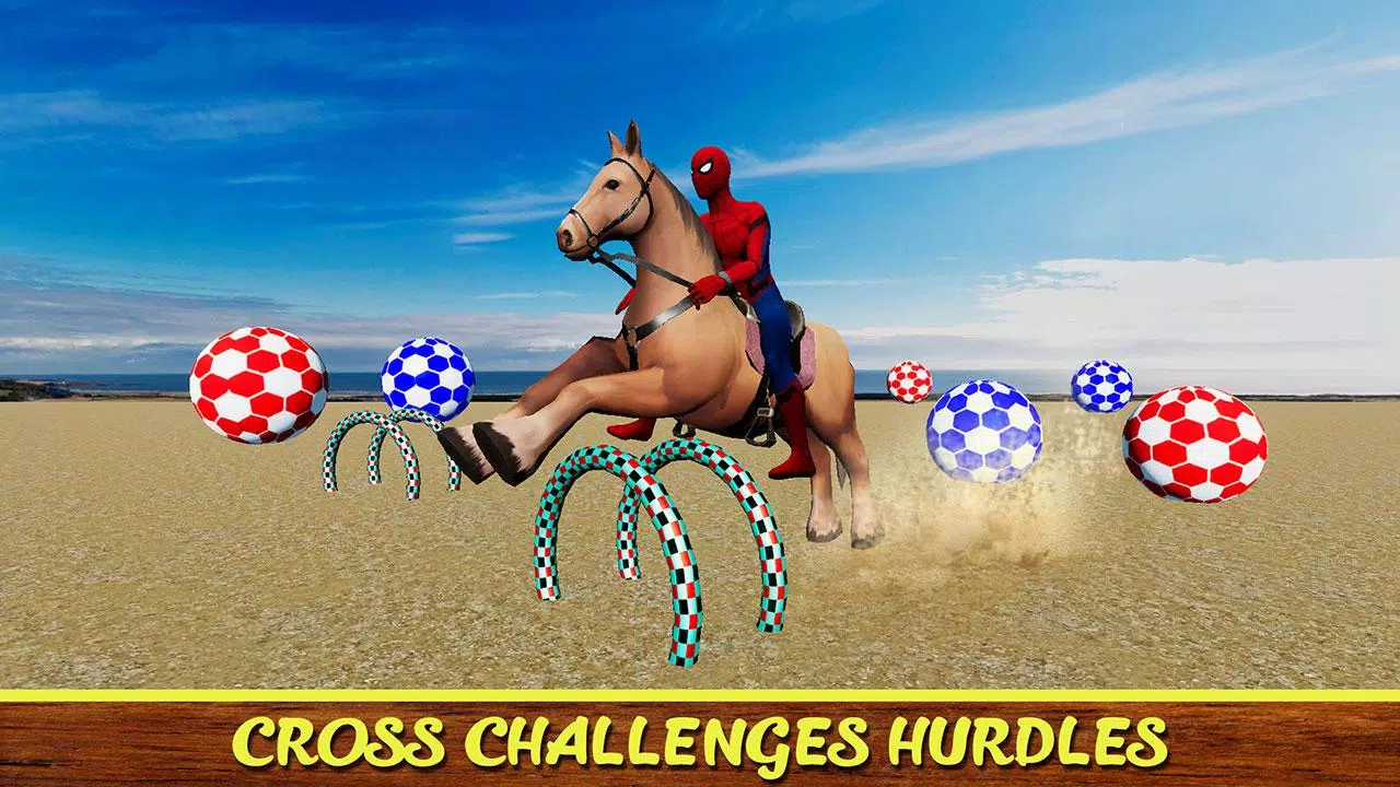 Diligent SuperHeroes Horse Riding 3d Ảnh chụp màn hình 1