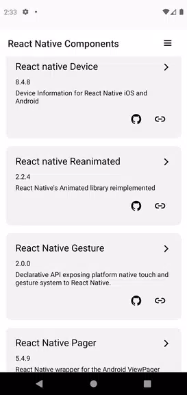 Expo & React Native components ảnh chụp màn hình 1