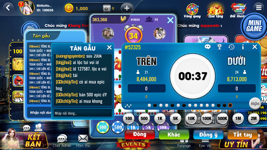 Epic JackPot: Đại gia Game bai Club zrzut ekranu 3