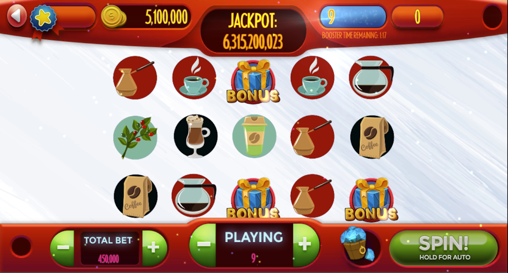 Coffee-Slot Machine Games capture d’écran 1