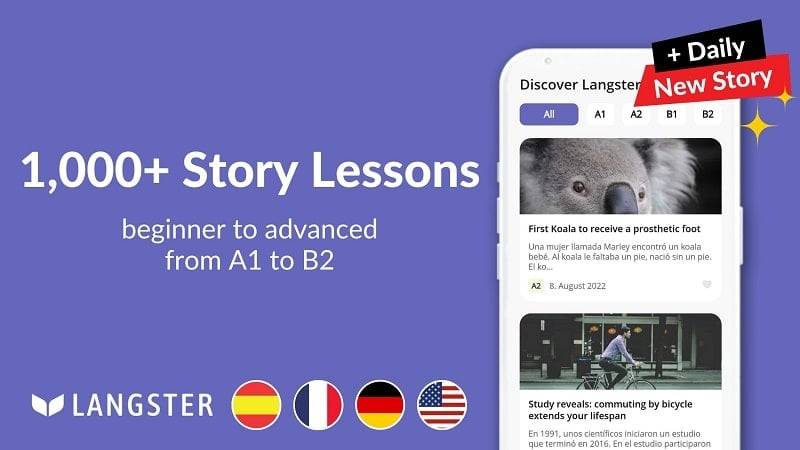 Learn Languages with Langster スクリーンショット 3