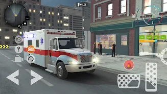 Ambulance Game Car Driving Sim Captura de pantalla 2