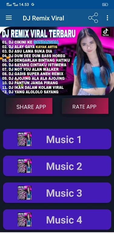 Lagu DJ Lengkap Offline 2024 Screenshot 1