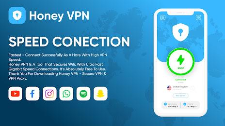 Honey VPN - Fast & Secure应用截图第1张