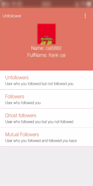 Unfollower Plus - Non followers & Following ကိုဖန်သားပြင်2