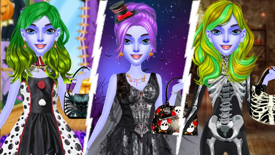 Halloween Makeup Salon Game屏幕截圖2