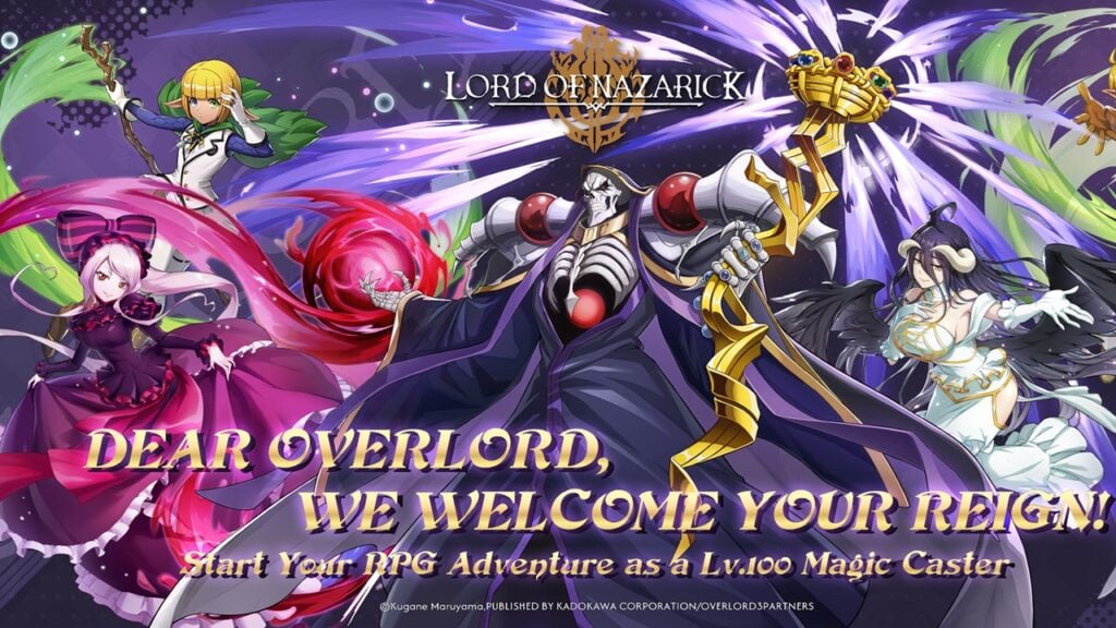 Crunchyroll kondigt Overlord Mobile Game Lord of Nazarick aan, pre-registratie nu live