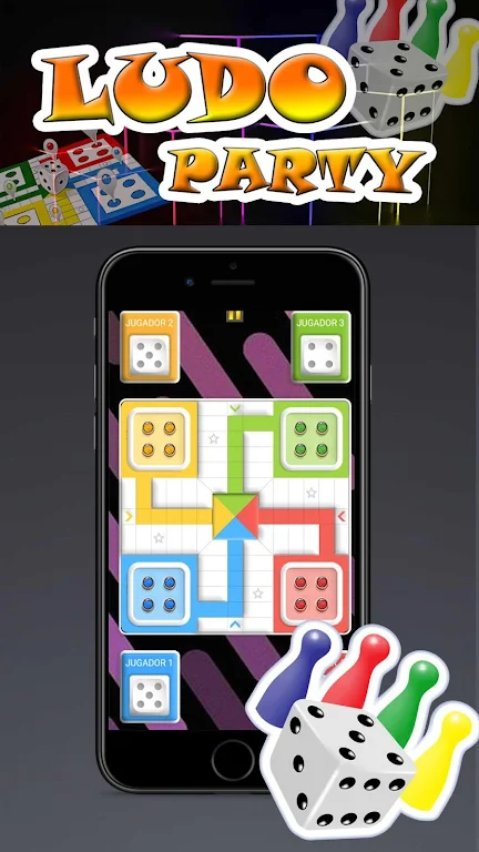 Ludo Party Club Parchis ESP屏幕截圖0