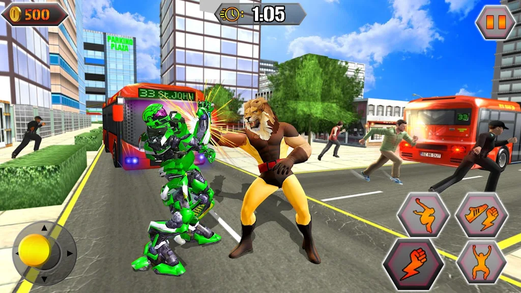 Scary Lion Crime City Attack屏幕截圖2