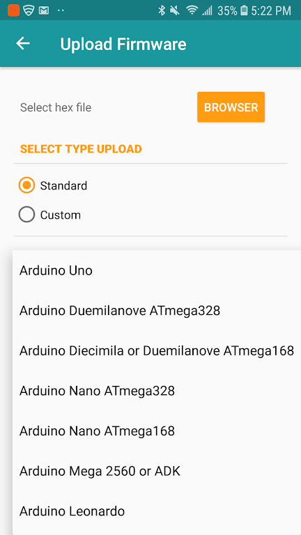 Arduino Hex Uploader-Bin/Hex应用截图第2张
