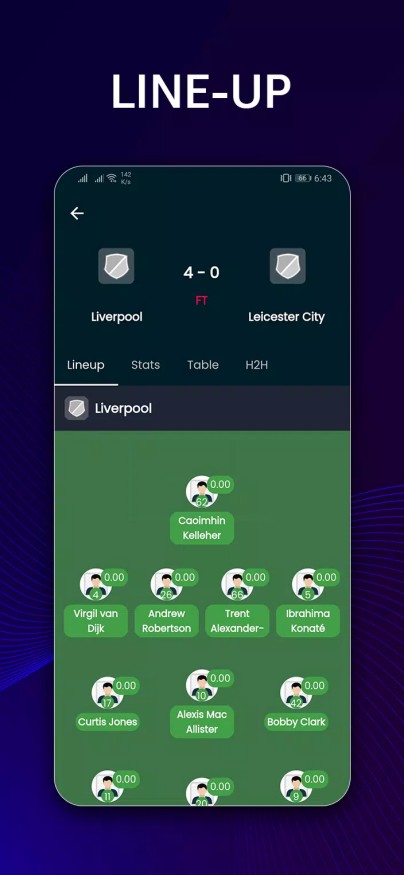 HesGoal - Live Football TV HD captura de pantalla 2