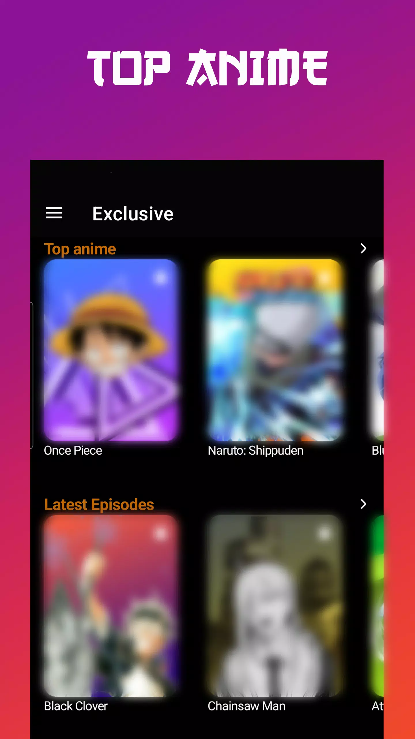 Anime tv - Anime Watching App屏幕截圖0