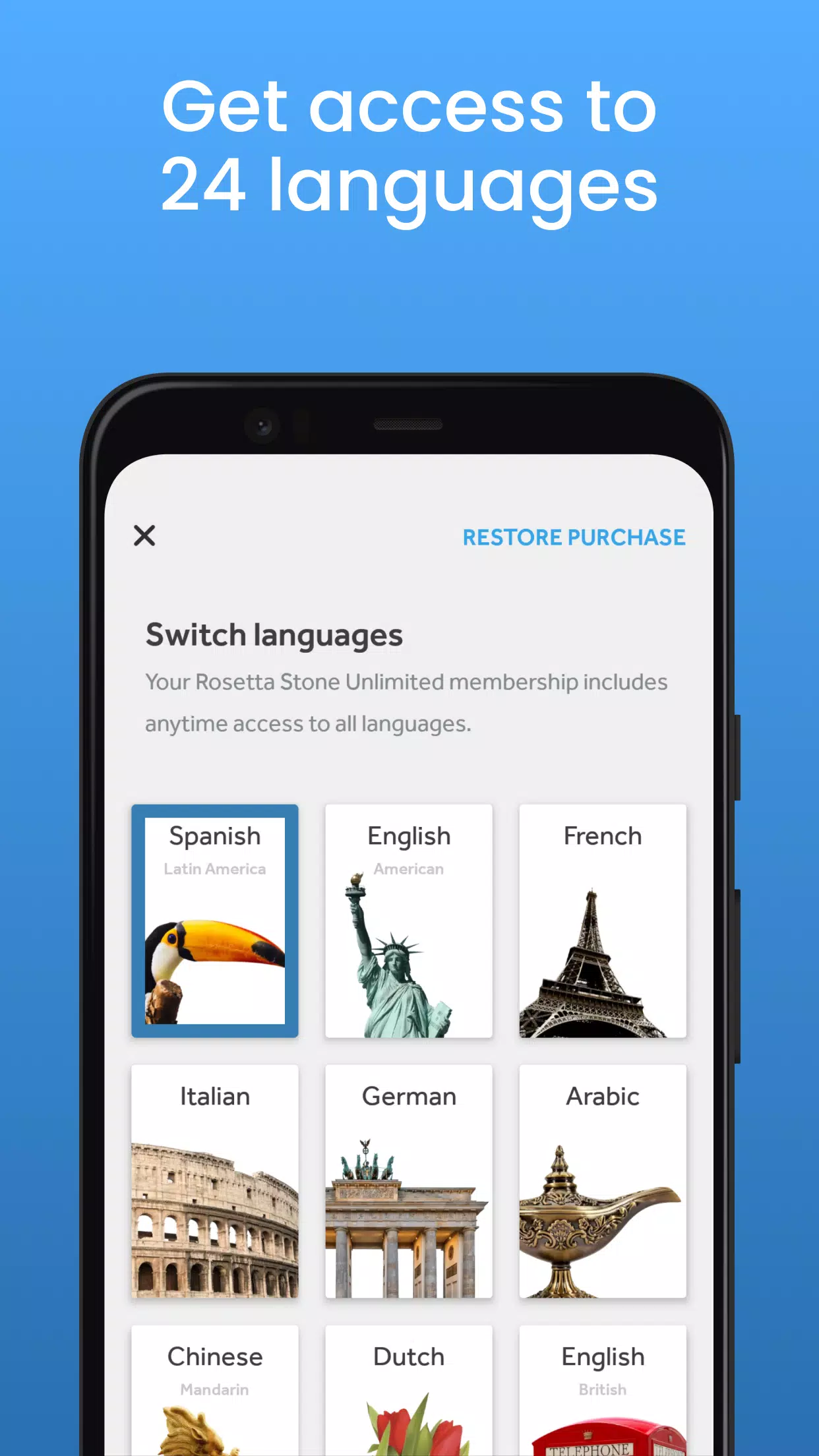 Rosetta Stone: Learn, Practice屏幕截圖2