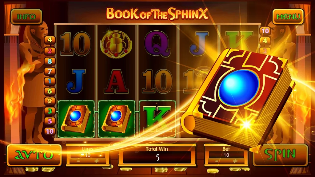 Book Of Sphinx Slot Скриншот 1