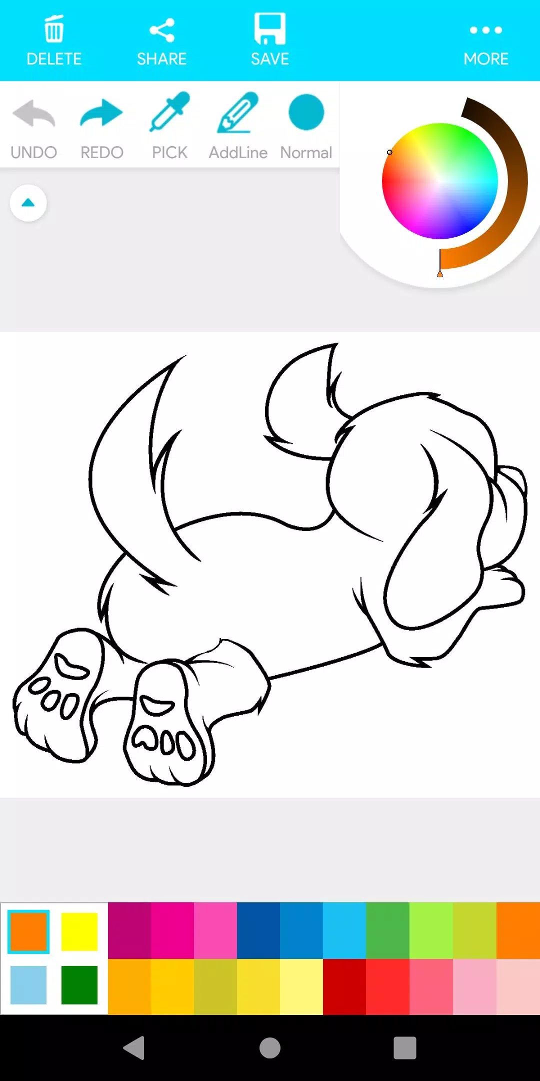Coloring Dogs屏幕截圖3