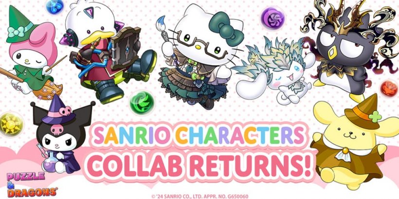 Sanrio -tekens keren terug naar Puzzle en Dragons! Voor nieuwe samenwerking