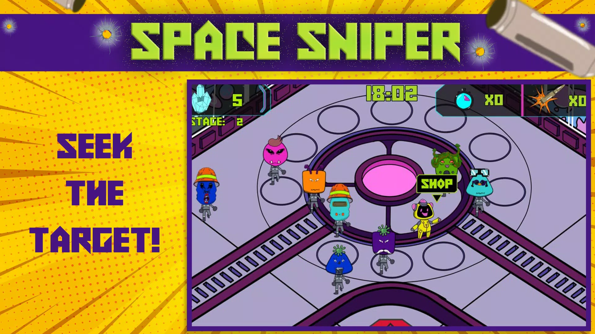 Space Sniper экрана 0