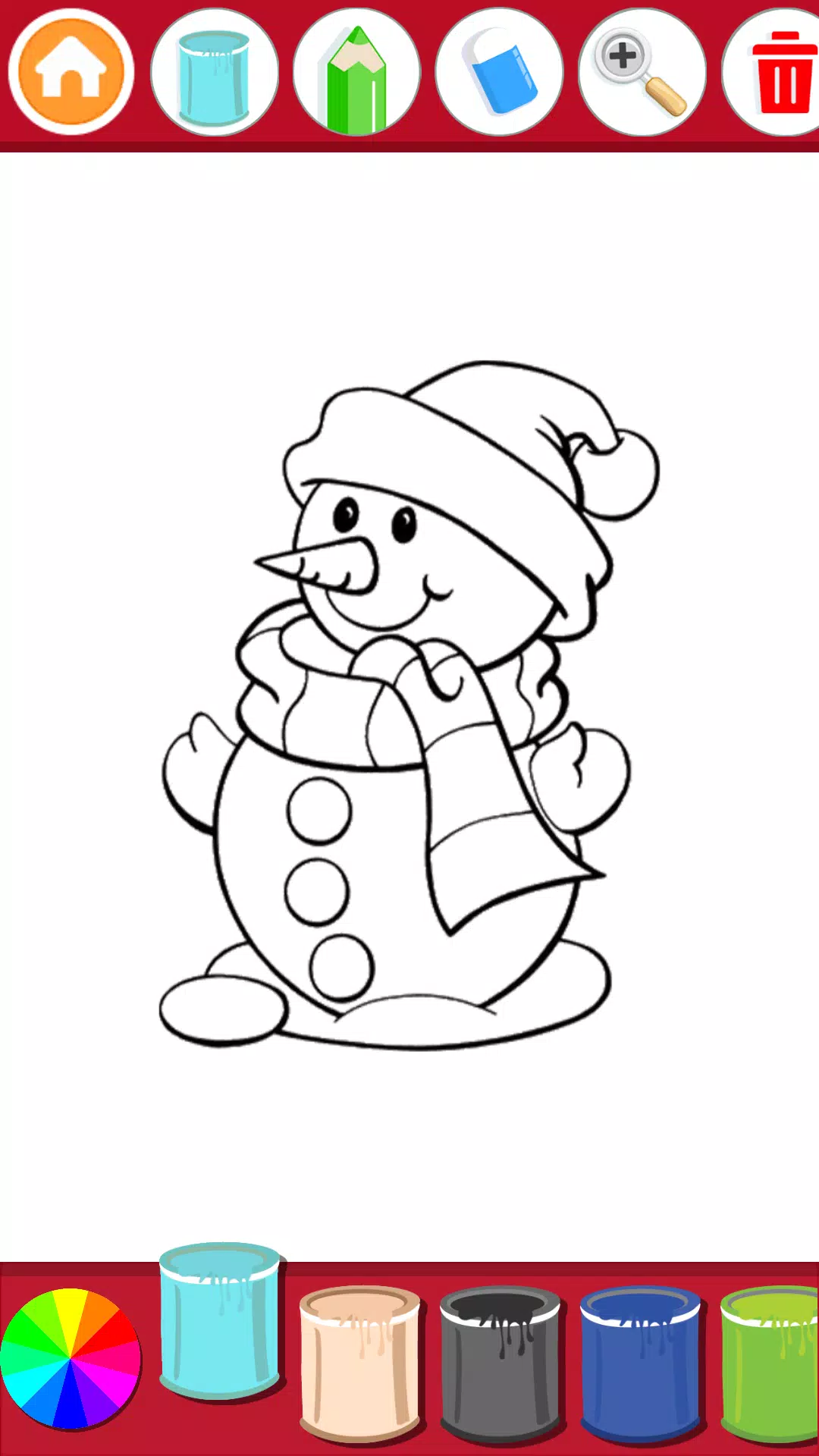 Christmas Coloring Book Скриншот 1