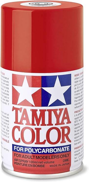 Tamiya Tamiya 86034 PS-34 สีสเปรย์สีแดงสด, สเปรย์ 100 มล. กระป๋อง