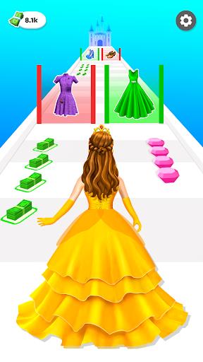 Schermata Princess Race: Wedding Games 2