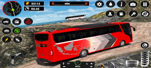 Coach Bus Simulator Offroad 3D Screenshot 1