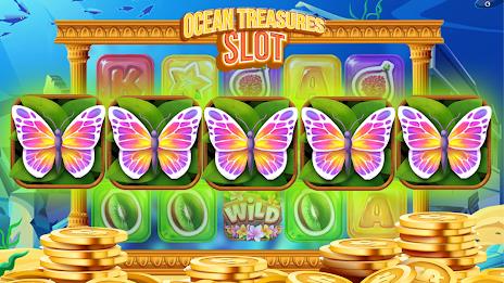 Ocean Treasures Slots 777 스크린샷 1