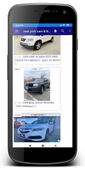 Craigslist NY App экрана 1