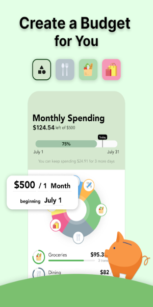 Cashew—Expense Budget Tracker Capture d'écran 0