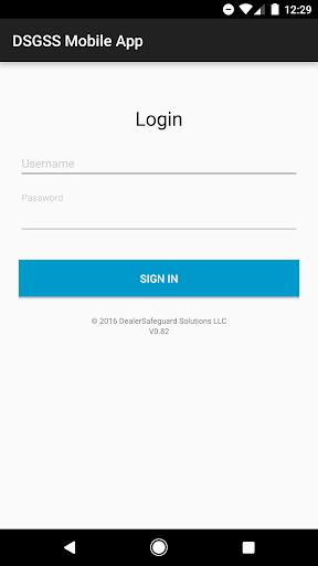 DSGSS Mobile App Captura de tela 0