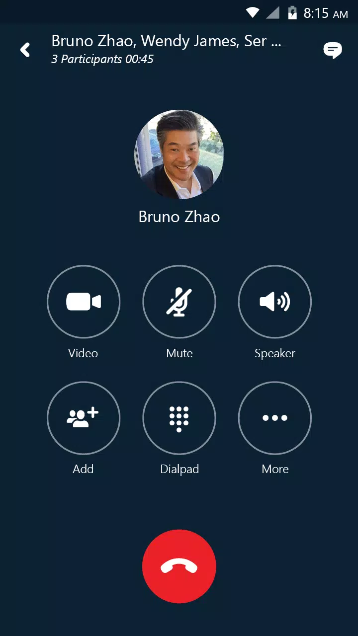 Skype for Business for Android屏幕截圖0
