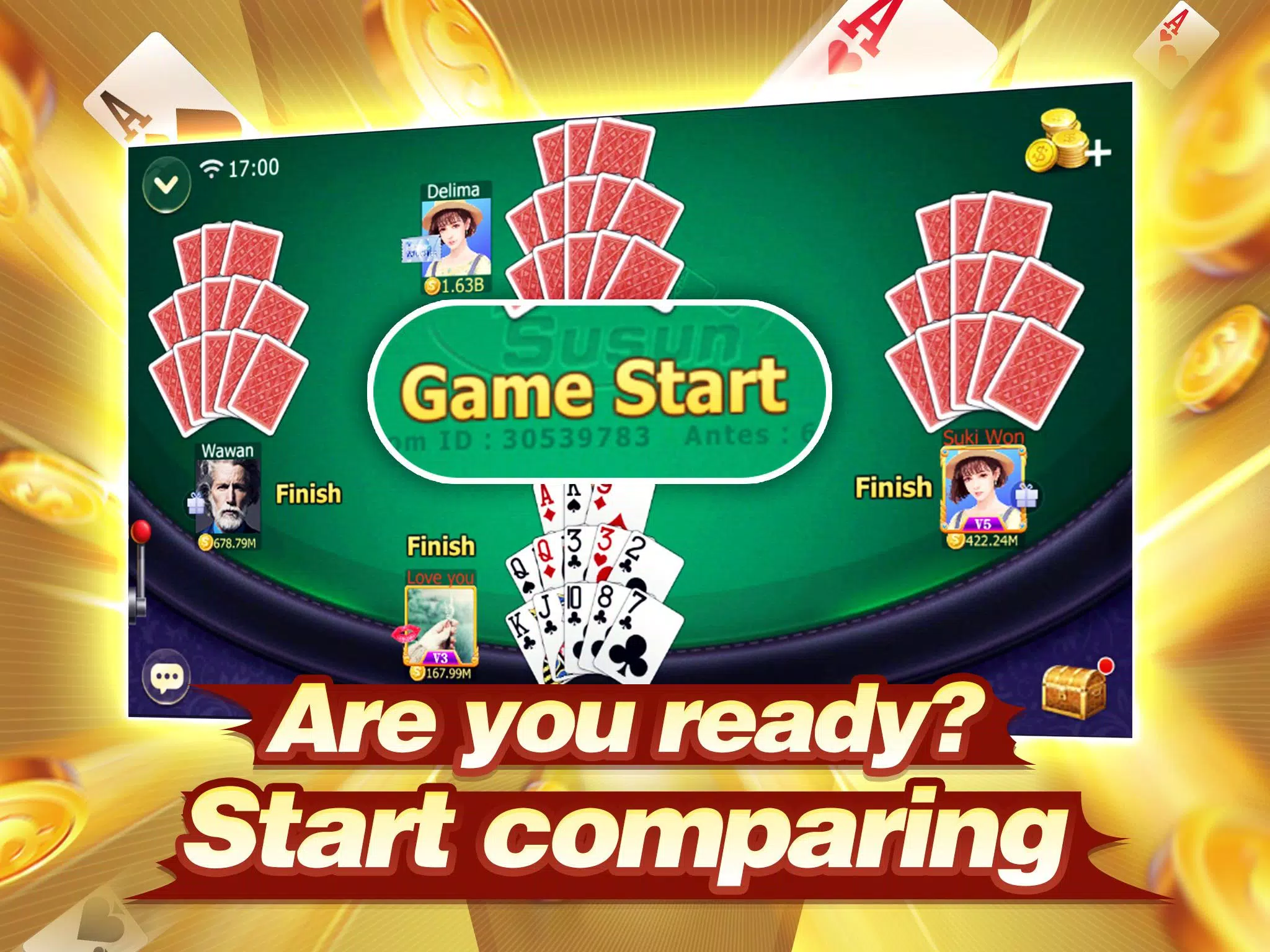 Capsa susun (Capsun) - Chinese Poker Screenshot 0