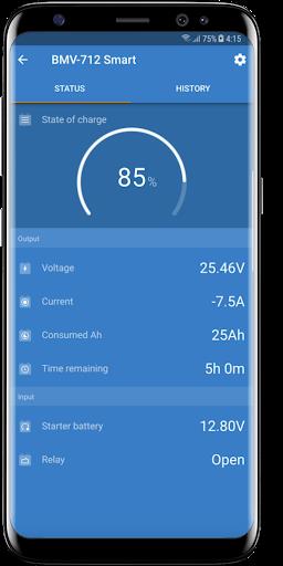 ภาพหน้าจอ VictronConnect 3