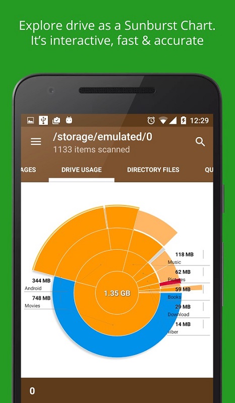 Drive Storage Analyzer captura de pantalla 1