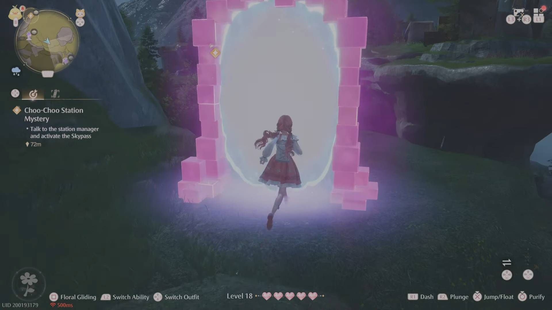 Infinity Nikki: Curio Domain Challenge près de la station Choo-choo (comment trouver le chemin vers Wimstar)