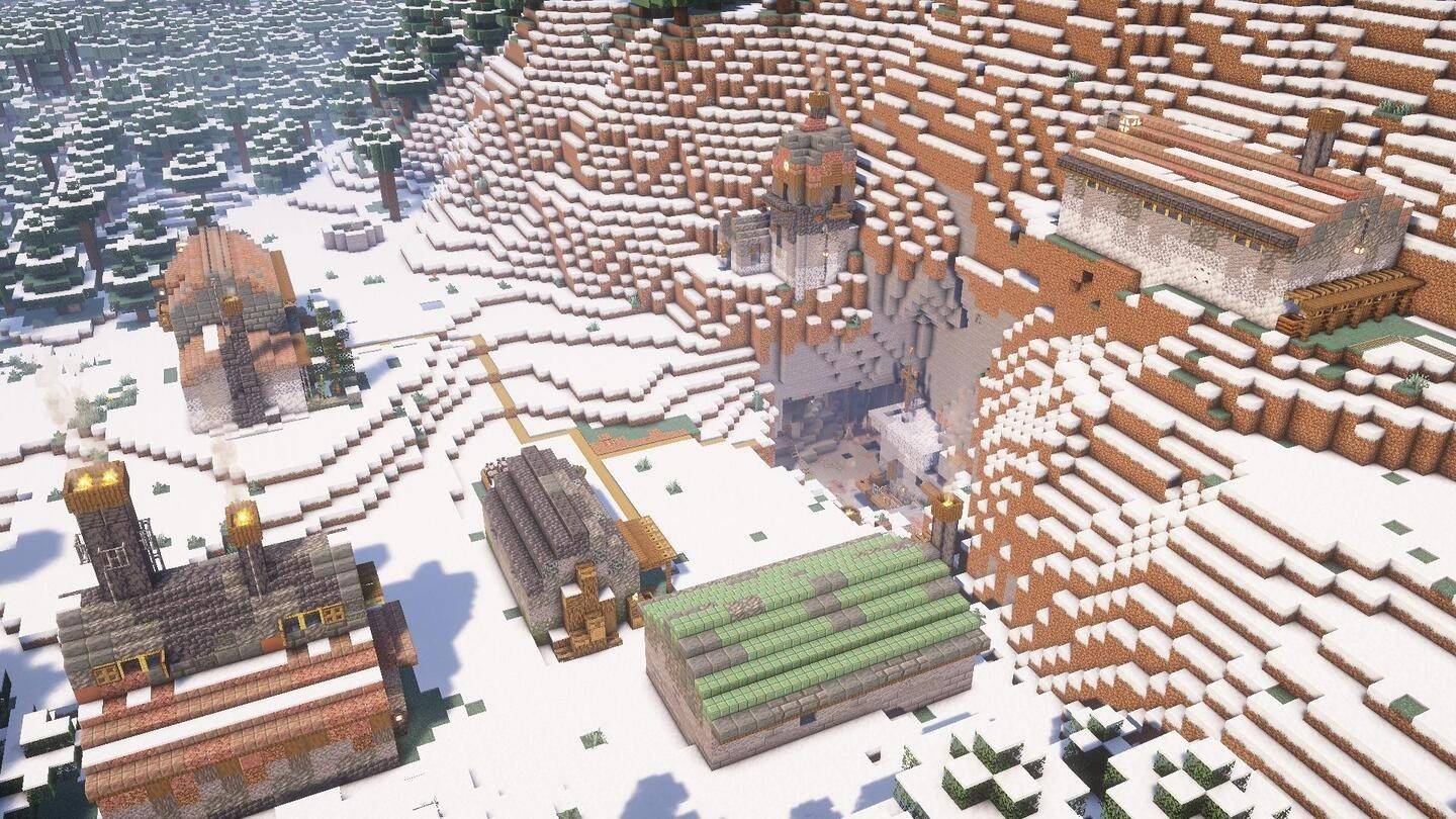 Minecraft Snow Biome種子