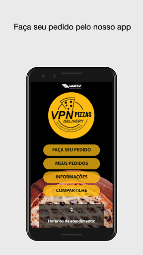 VPN Pizzas App Скриншот 0