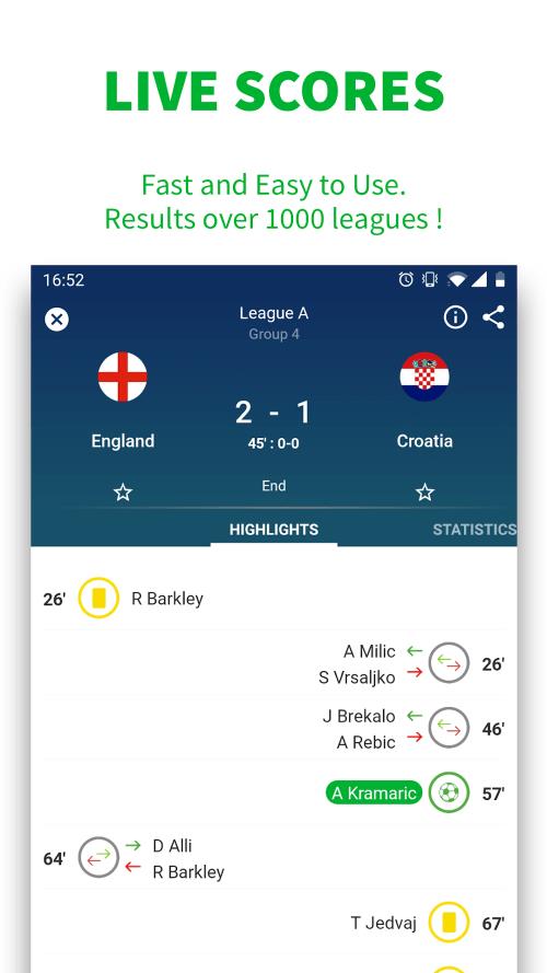 Skores Football Screenshot 1