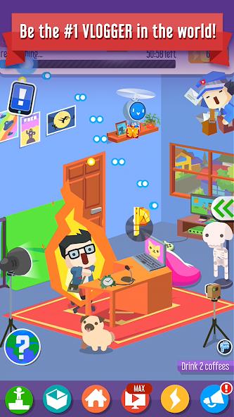 Vlogger Go Viral: Tuber Life Mod captura de pantalla 3