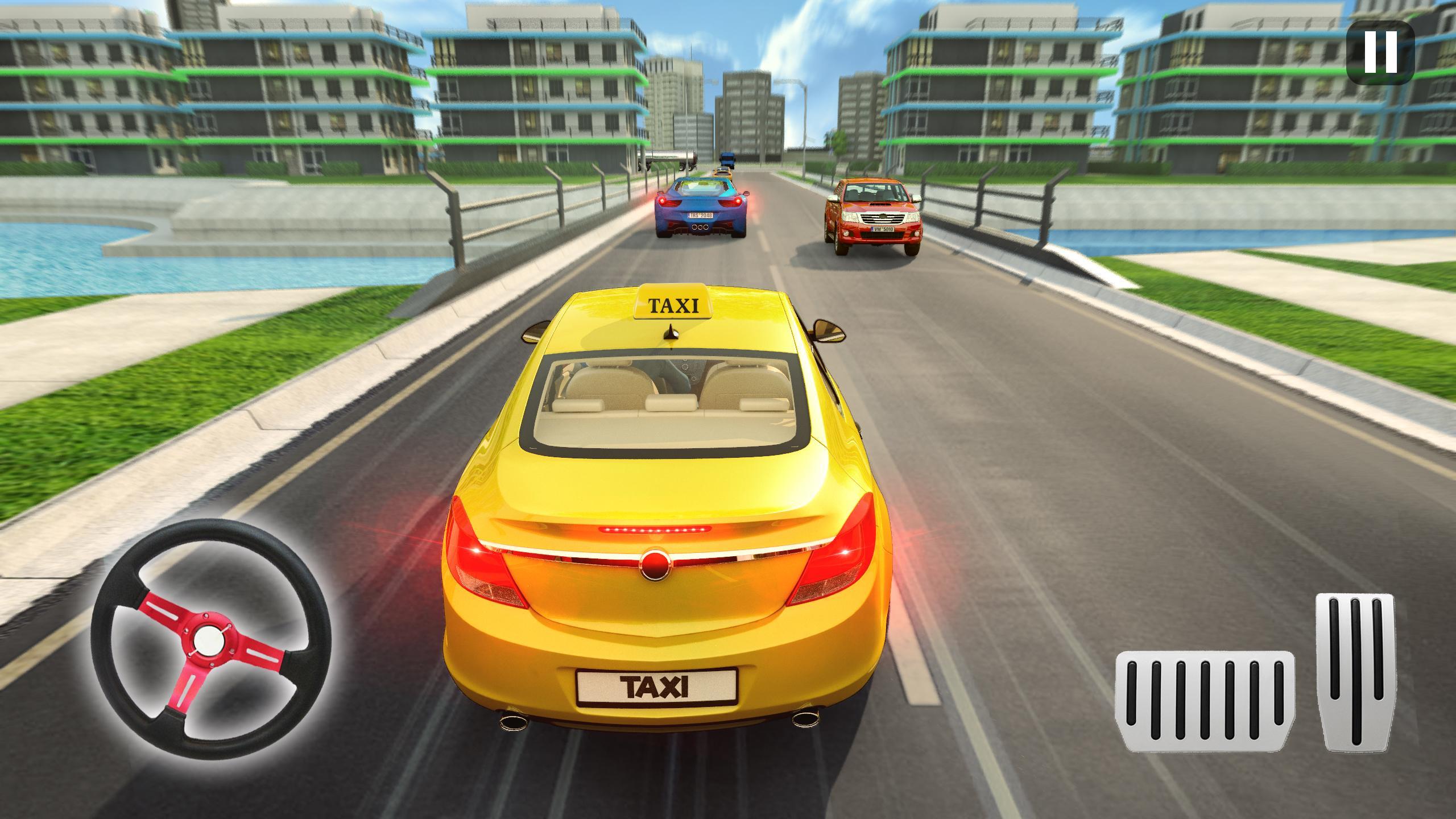 US City Taxi Games - Car Games スクリーンショット 2