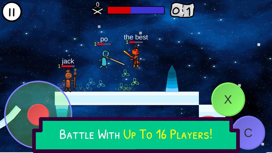 FTB: Stickman Fighting PVPスクリーンショット2