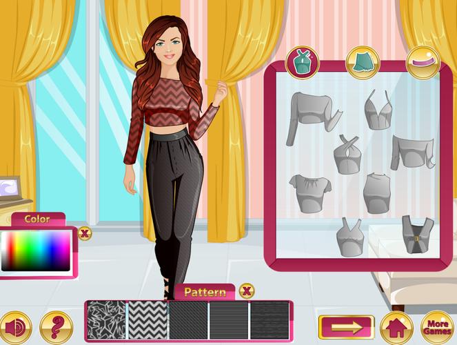 Screenshot Model Star Girl Dress Up Games 0