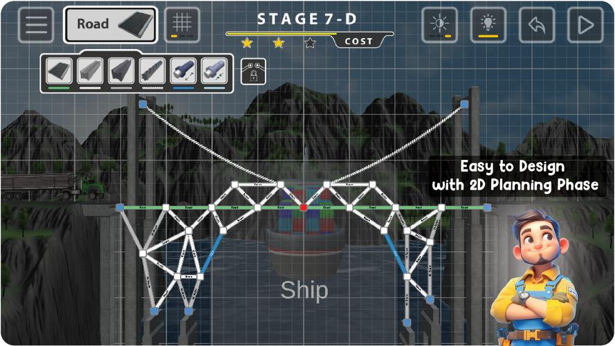Bridge Constructor屏幕截圖1