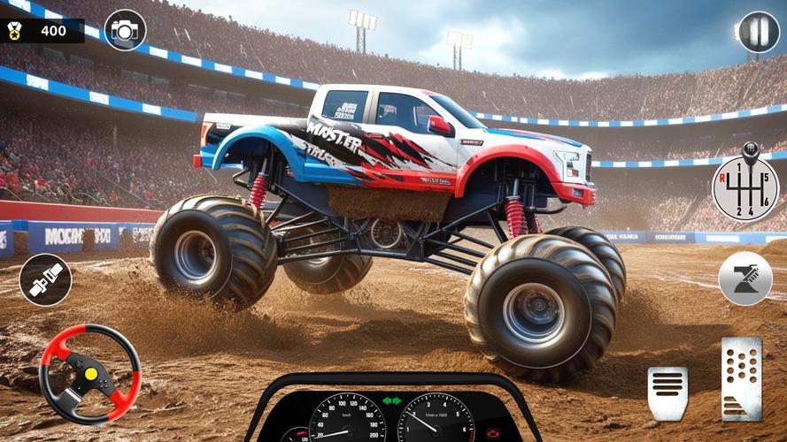 Monster Truck Racing Game 3D屏幕截圖2