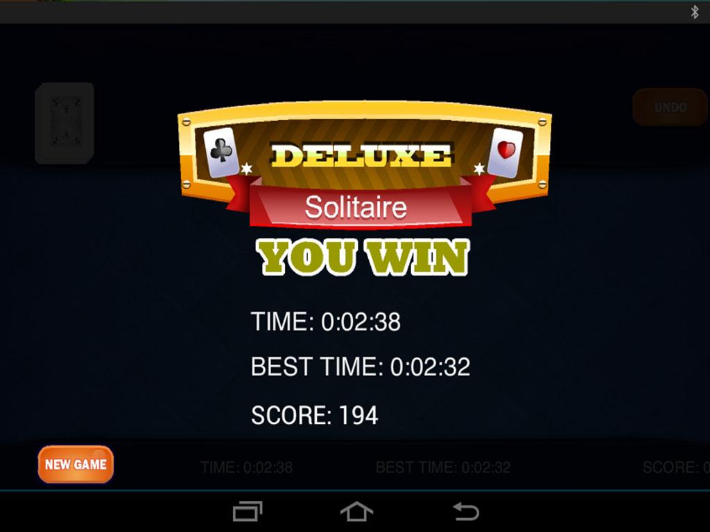Deluxe Solitaire屏幕截圖2