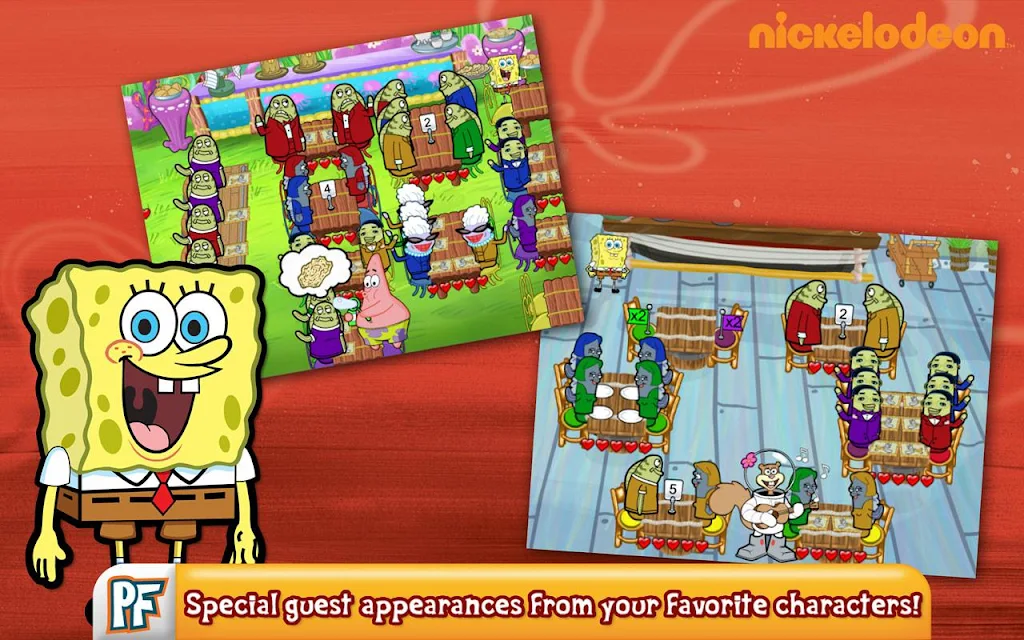 SpongeBob Diner Dash ကိုဖန်သားပြင်1