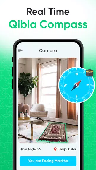 Qibla Direction: Qibla Compass屏幕截圖0