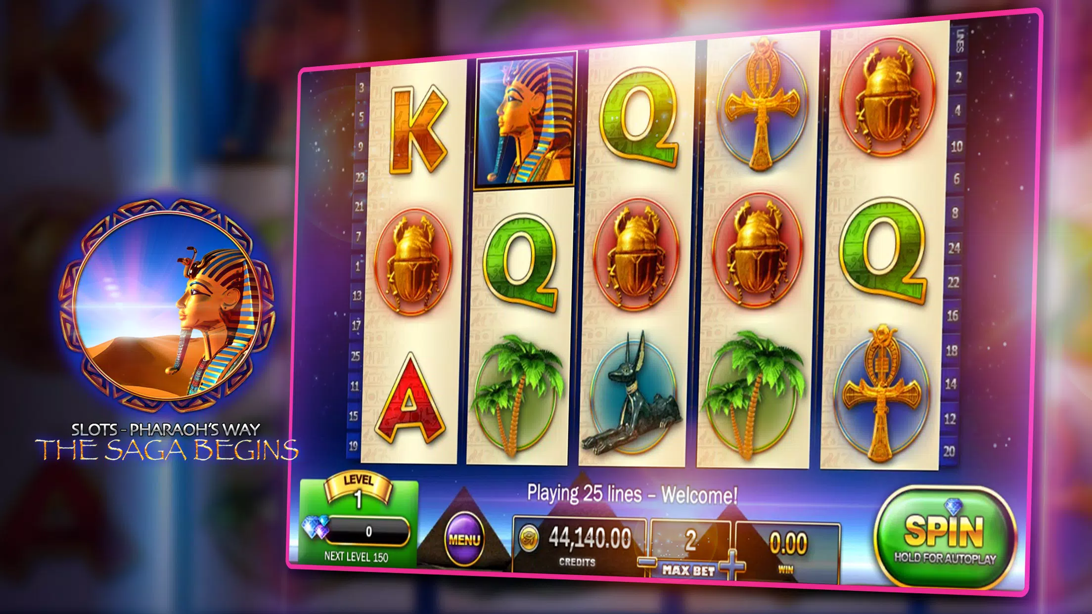 Slots - Pharaoh’s Way Casinoスクリーンショット2